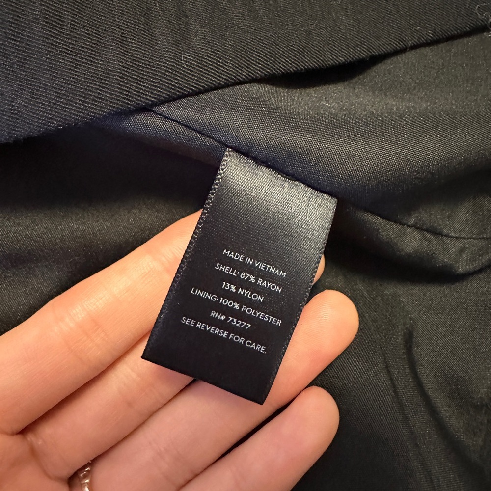 Simply Vera Vera Wang Lightweight Blazer in Black NWOT - Picture 6 of 6